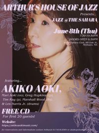 Akiko Aoki's CD Release live and Tim Ray (Piano) Quintet 