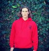 Slogan hoodie - Red