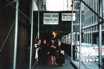 Pre-show Carnegie Hall 1989
