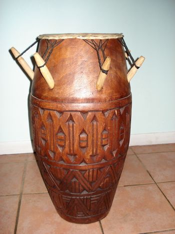 Pan Logo Drum from Ghana
