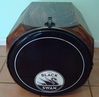 The Black Swan Drum #001 Walnut/Rosewood
