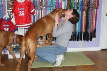 Kaden saw Teresa again for the first time since he was about 6 weeks old.
