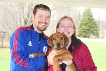 Kevin and Becky with Ella
