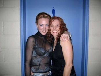 With friend and opening act, Jonatha Brooke
