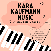 Custom Family Song | Piano and Vocal Arrangement | Gift Card