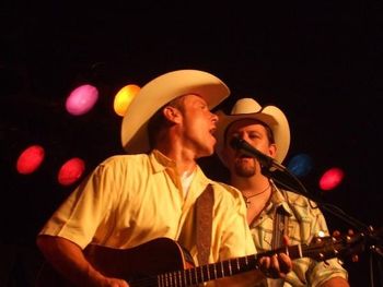 Me and Russ. This was either at Billy Bob's or Gilleys. Guess I need to write that stuff down.
