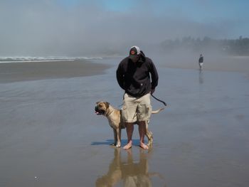 A very windy day on the Oregon coast.
