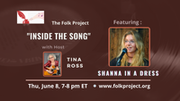 I'm hosting "Inside The Song" with guest Shanna in a Dress