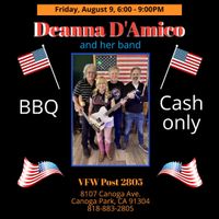 CANCELED!  Deanna D'Amico and her Band