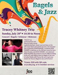 Bagels and Jazz at the JCC with Tracey Whitney 