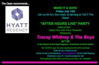 Tracey Whitney & The Boys at the Hyatt Regency