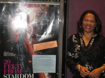 Former Ray Charles "Raelette" Tracey Whitney was the guest speaker for the Guild Cinema's screening of the documentary "20 Feet From Stardom" 9/15/14
