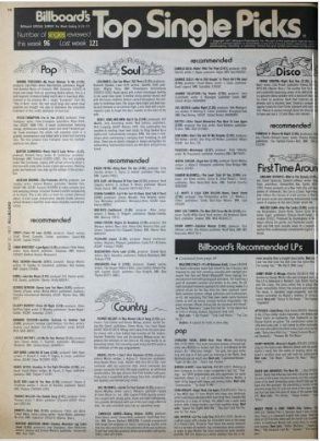 The Whitney Family's "Let Me Be Your Woman" (with mom Louise on lead vocals) was a Billboard Magazine Top Singles Pick on May 21, 1977.
