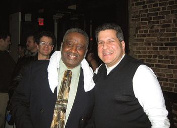 With Bernard Purdie @ Metropolitan Cafe, NYC
