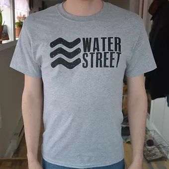 Water Street Lt Grey T