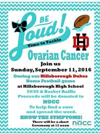 NOCC Ovarian cancer awareness football game 