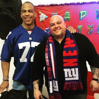 Working with Giants great Eric Dorsey
