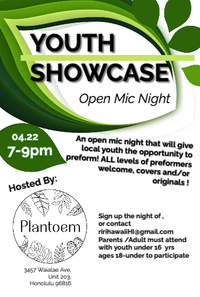 Youth Showcase Open mic 