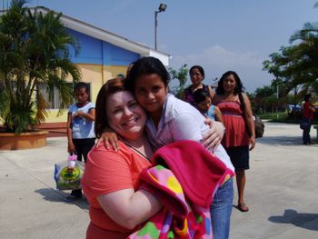 That's me and Jessica, the child I sponsor through Compassion International!
