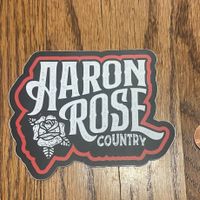 Aaron Rose Country vinyl die-cut sticker (large)