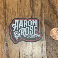 Aaron Rose Country vinyl die-cut sticker (small)