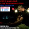 Pete MacLeod behind the scenes private Facebook 'live' gig/rehearsals in rehearsal studio