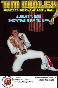Tim Dudley Show (Tribute to the King of Rock-N-Roll) @ Indian Lake Pub