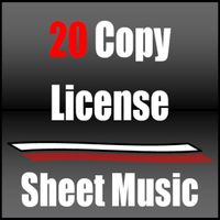 Sheet Music - 20 Copy License