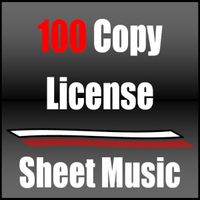 Sheet Music - 100 Copy License