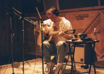 Producer and guitarist Gregg Montante in 1995 at Granite Studios, Los Angeles.
