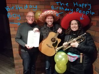 The Happy Birthday People | Gallery | Tim's 70th