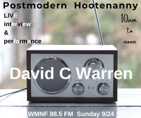Interview and live performance on Postmodern Hootenanny show on WMNF 88.5