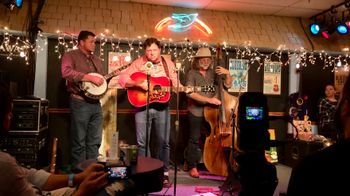 Andrew, Abe, and Shawn Byrne play "Appalachian Farewell" at the famous Blue Bird Café in Nashville, TN
