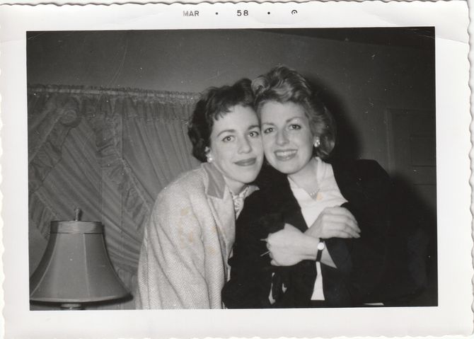 Carol Burnett and Joan, 1958