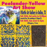 Peelander Yellow Artshow, Live Painting and Acoustic Set