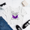 ladies ct bat logo crop top tee