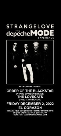 Order Of The Blackstar  w/ Strange Love (Depeche Mode tribute)