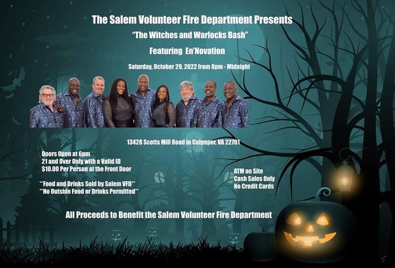 The Withches & Warlocks Bash @ Salem Volunteer Fire Department