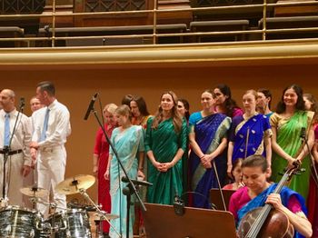 Rudolfenum Concert Hall in Prague. Sahadeva Ensemble
