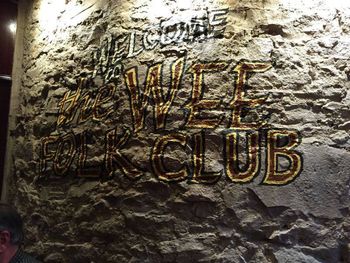 The Wee Folk Club, Edinburgh, Scotland
