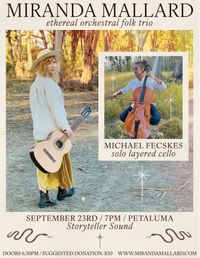 Miranda Mallard (trio) & Michael Fecskes solo cello