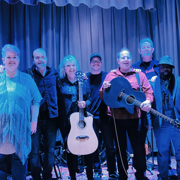 Band for album release concert (Another Universe by Vickie Maris) on 9/25/22 - Lee Anna Atwell, piano/vocals; Michael Kelsey, guitar/vocals; Vickie Maris, vocals/guitar/accordion; Jake Rowe, drums; Scott Greeson, guitar/vocals/harmonica; Greg Brassie, bass; Derrick Coleman, sax
