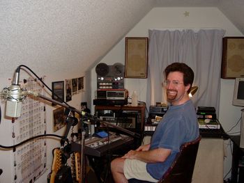 During a September 2002 tour of the southeast, Andrew transferred the recordings from Pat's 8-track reels onto a Roland 1824 digital workstation.
