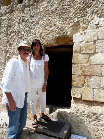 at the Garden Tomb
