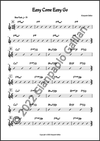 Easy Come Easy Go - Lead Sheet