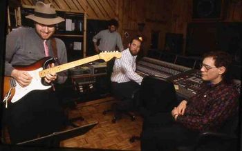 George in his pre-Tele days at The Power Station. Another date for Marty Dunayer. Steve Boyer and Thom Gambino check for clams.
