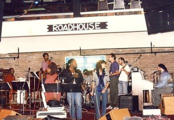 Rehearsal with Donald Fagen at The Lone Star, NYC, 1989. Photo courtesy of Pete Fogel
