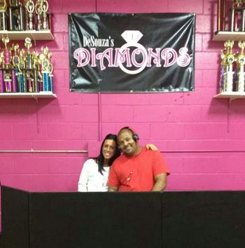 Me and the Owner of Angel DeSouza School of dnace. Colonial Heights VA.

