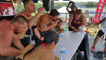 Pie eating contest 2015 New Jersey
