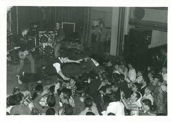 Blue Horizon with Dead Kennedys, 1985. Photo: Mark Pingitore.

